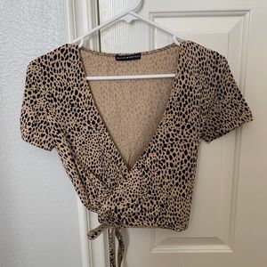 Brandy Melville Wrap Top